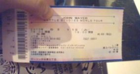 2010.05.11 – John Mayer LIVE ticket